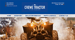 Desktop Screenshot of crewetractor.com